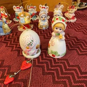 HUGE lot of Jasco Critter Bells Ornaments